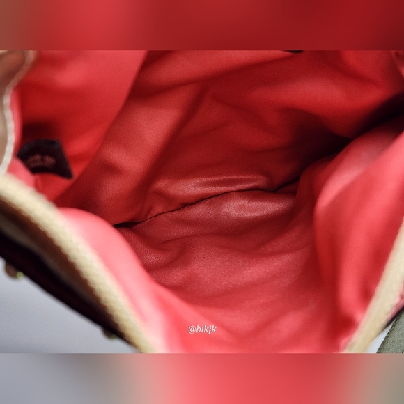 Coach Gold Metallic Signature C Crossbody *Cream/Gold* EUC - Picture 13 of 15